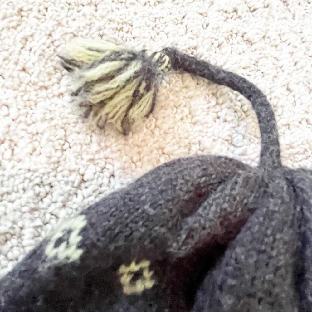 Northland Woolens Skull Cap Beanie Knit Hat Logo One Size Fall Winter Grey Green - Picture 3 of 6